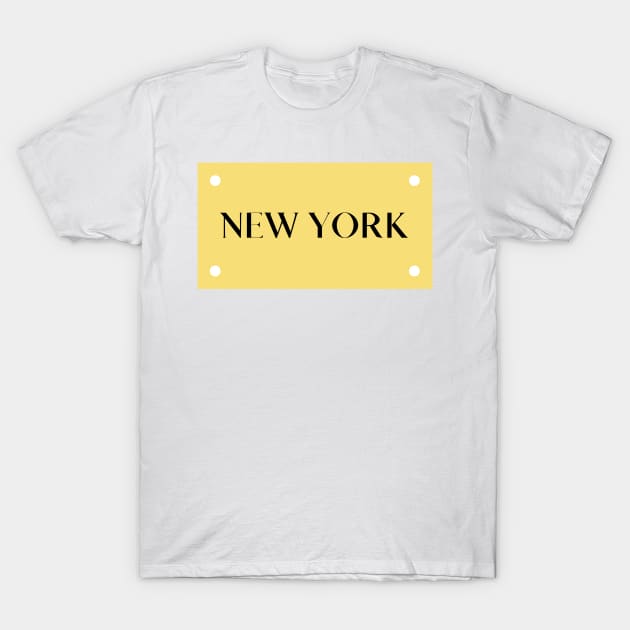 New York T-Shirt by BloomingDiaries